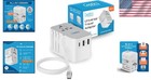 5-in-1 Universal Travel Adapter With Retractable Usb-c Cable - 45w Fast Charging