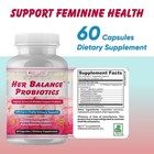 Vaginal Health Probiotics For Women Supports Healthy Vaginal Ph Urinary Tract 60