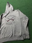 Vintage Leinenkugels Hoodie Mens Small Gray Brewing Company Beer Y2k Sweatshirt