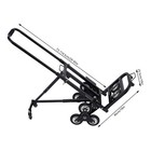 330 Lbs  Portable Stair Climbing Cart Stair Climber Hand Truck Dolly Heavy Duty