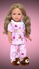 18 Inch Doll Clothes- Teddy Bear Pjs With Teddy Bear Slippers Fits Kennedy 18   