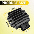 Voltage Regulator Rectifier Assembly For Honda Trx250ex Sportrax 2001-2008  6pin