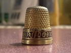 Vintage Tolego Brass Thimble Used Vg