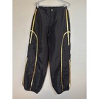 Weissman Adult Medium Texas Hold Em Dance Costume Cargo Pants Black Gold Hip Hop