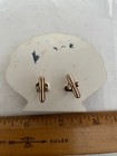 Cufflinks Cuff Links Vintage Cultured Pearl Gold Tone Flower Floral New On Card