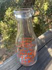 Milk Bottle Vintage Home Guernsey Dairy Eureka Cal One Pint Phone-824 Rare