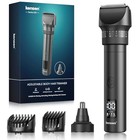 Beard Trimmer For Men - 42 Adjustable Length Settings Hair Clippers  Black