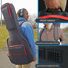 Rockville Agb45-rd Padded Acoustic Guitar Gig Bag With Neck Pad   Secure Strap