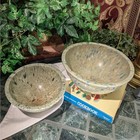 Vintage Texas Ware 8    10  Melamine Green Confetti Spatter Ware Mixing Bowl Set