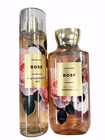 Bath And Body Works Fragrance Gift Sets  rose Mist   Shower Gel 2 Pc 