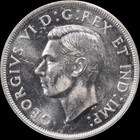 1946  1  dbl Hp  Iccs Ms60 Canada Silver Dollar Uncirculated Blast White 2xhp
