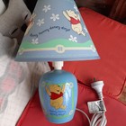 Vintage Disney Winnie The Pooh Nursery Light Lamp Shade With Stand Au Plug Tag