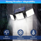 1 2 3pack Led Solar Lights Outdoor Waterproof Motion Sensor Security Lamp 3 Head