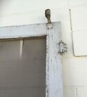 Vintage 1950s Screen Door White Antique 31 5    X 80    We Ship