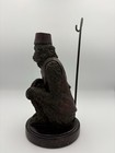 Vintage Monkey Butler Key Holder 10 5    Fez Hat Resin Figurine Valet Decor