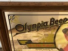 Olympia Beer Pretty Woman Back Bar Mirror Sign Oly Washington Game Room Man Cave