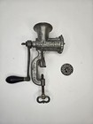 Antique Enterprise Tinned No 5 Cast Iron Meat Grinder food Chopper Black Handle