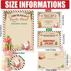 8 Sets Letter From Santa Kit Christmas Official Letters   Certificate From Santa