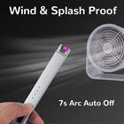 3 Pack Electric Candle Lighter Usb Rechargeable Lighters Windproof Plasma Arc