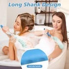 Shower Back Brush With Long Handle 15 35  Loofah Body Exfoliator For Bathing