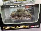 Corgi Fighting Machines M4 Sherman Tank 761st Battalion Army Tank Wwii Die-cast