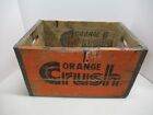 Vintage Orange Crush Wooden Crate 1955 Large 17 3 4  X 12  X 10 1 4 