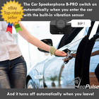 Car Speakerphone B-pro 2b Hands-free Kit 6w Hi-fi Speakers With Bluetooth