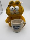 Vintage Dakin 1981 Garfield 8 5  Plush Cat Toy Out Of Coffee