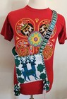 Rare Traditional Huichol Textile Hand Embroidered  Double Headed Deer