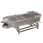 Double Layer Linear Vibrating Screen Sieve Screen Machine 10mm  5mm Sifter