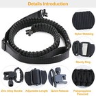 Tactical Paracord Rifle Gun Sling Shotgun Crossbow 2 Point Adjustable  Swivel