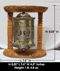 Tibetan Buddhist Handcrafted Spinning Prayer Wheel For Wall Hanging nepal Wo-525