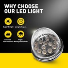 Amber Blue Watermelon Glass Lens Light Incandescent Bulb Flush Mount 2 Wire Y