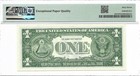 1957b  1 Silver Certificate  Pmg Superb Gem Uncirculated 67 Epq  V a Block