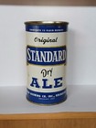 Original Standard Dry Ale Flat Top  Beer Can - Rochester Ny Black Letters