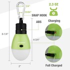 Everbrite Rechargeable Camping Light portable Tent Lantern 3 Lighting Green 