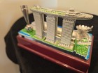 Rare Marina Bay Sands Singapore Souvenir Metal Building Replica Model   