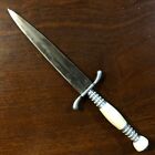 Vintage 50s 60s Tic Japan Spearpoint Dagger Hunting Knife   Leather Sheath