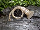 Old Rare Antique Civil War Relic Infantry Hunting Horn With Free Riker Case