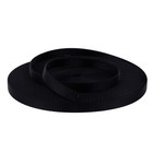 Country Brook Design   1 2 Inch Black Heavy Duty Nylon Webbing  10 Yards