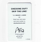Aria Las Vegas Room Key Card Casino Hotel - Pamper Yourself - I Combine Shipping