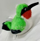 Wild Republic Audubon Birds Ruby-throated Hummingbird Plush Sound Toy Tag 5 5 