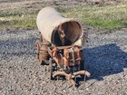 Large  Handmade Pioneer Conestoga Covered Wagon Train Vintage Wild West Decor