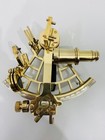Nautical 9  Solid Brass Working Sextant   Navigational Sextant   Heavy Sextant