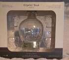 Empty Crystal Head Vodka Skull Bottle 750 Ml Gift Set Shot Glass Halloween Gift