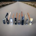 Mixed Lot Hammers Locksmith Body Soft Face Hammer Straightening Hammer Tool 8 Pieces 