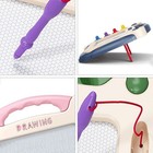 Magnetic Doodle Board With Detachable Stand   Colorful Drawing Pad