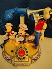 Vtg 80s Disney Dixieland Band  Telephone Mickey Goofy Donald Works Read