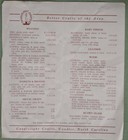 Candlelight Crafts Candler North Carolina Brochure Pricelist C 1969