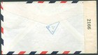 Costa Rica To Usa Censored Air Cover 1942 Vf